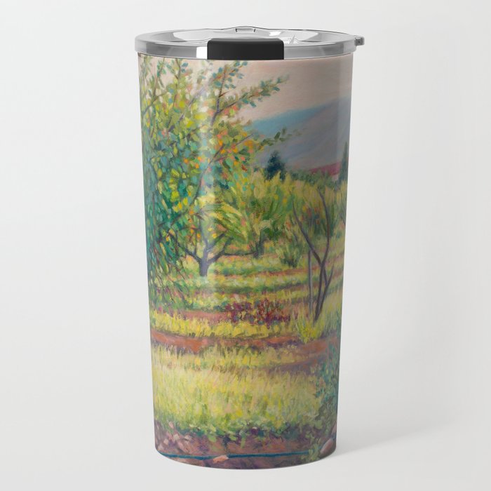 Apricot Orchard Travel Mug