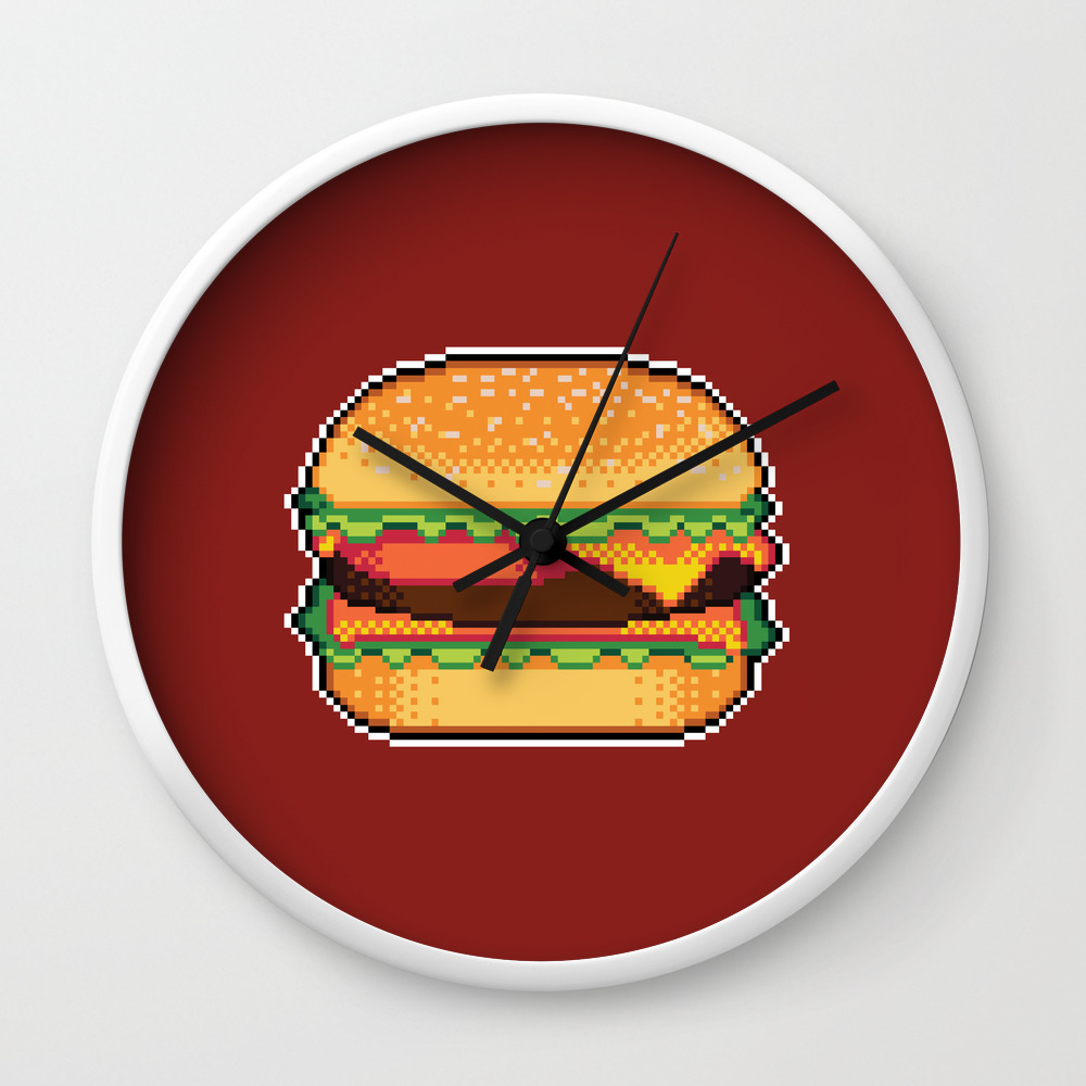 burger clock