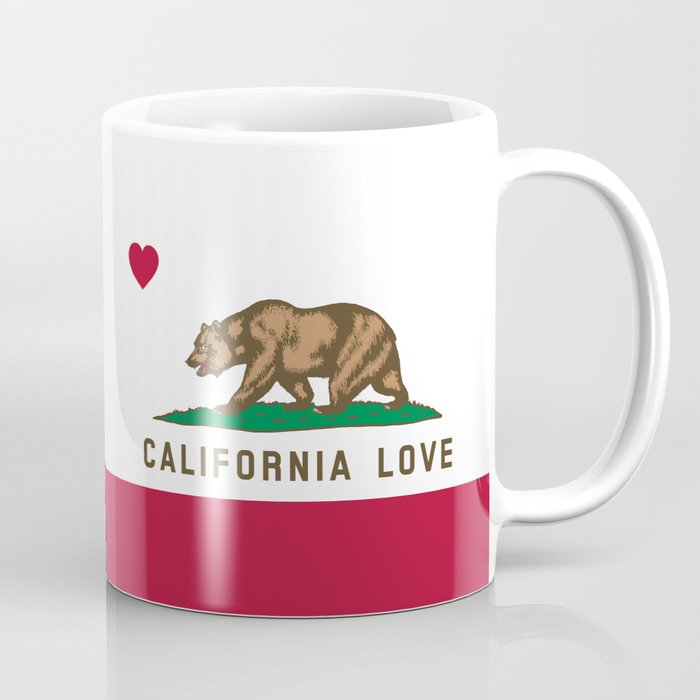 California Love Flag Coffee Mug