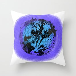 Mundo acuático  Throw Pillow