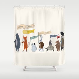adventure and explore Shower Curtain