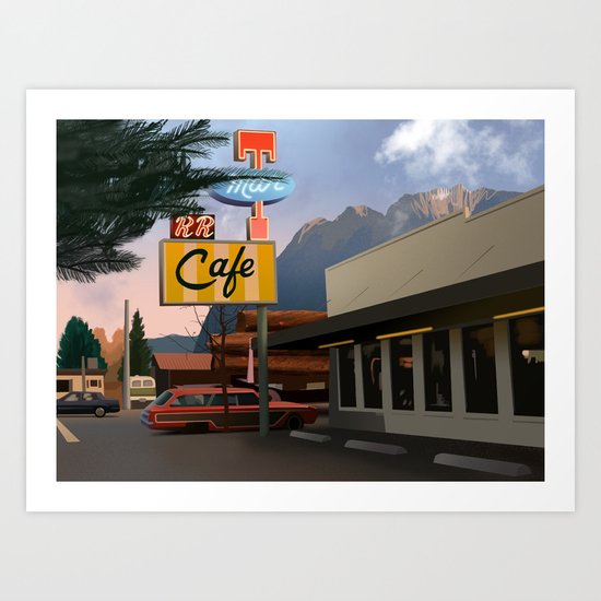 Double R Dinner Art Print