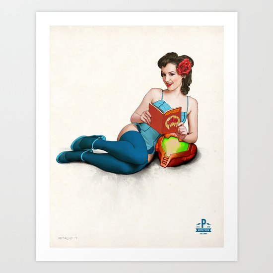 Metroid No.1 Art Print