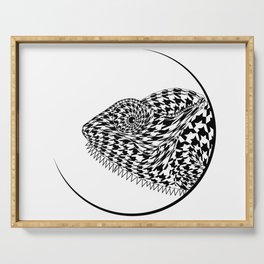 The Chameleon (Houndstooth) Serving Tray
