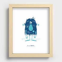 T is for Troll Recessed Framed Print