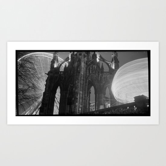 Scott Monument, Edinburgh Art Print