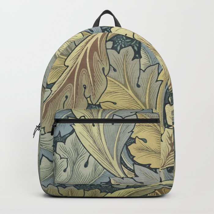William Morris Acanthus Leaves Floral Art Nouveau Backpack