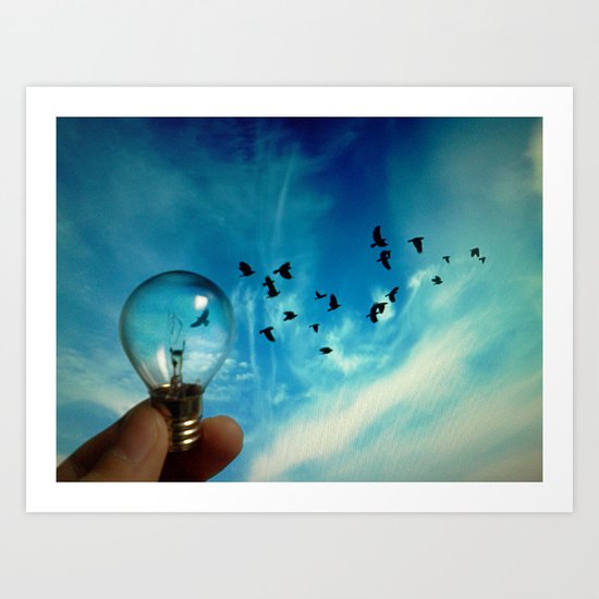 think different Art Print