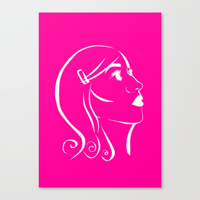 Side profile Canvas Print