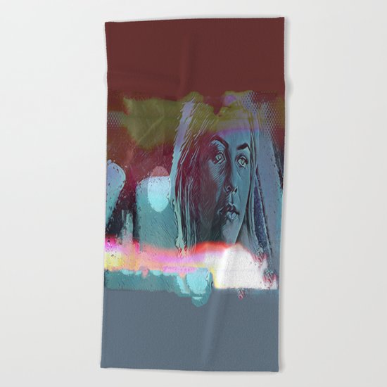 Storm Driving Beach Towel