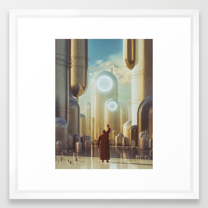 CHROMIUM (everyday 07.15.16) Framed Art Print by beeple | Society6