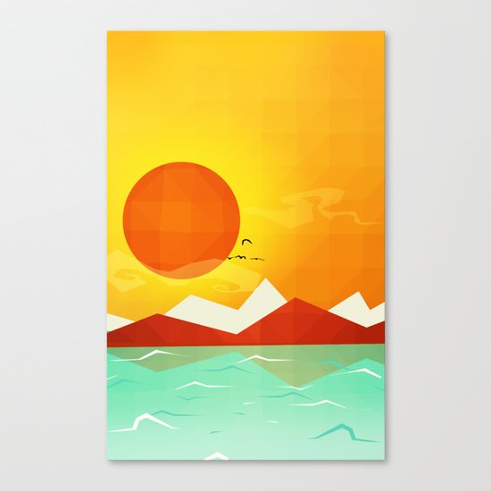Inferno hot day - and we love it! Canvas Print