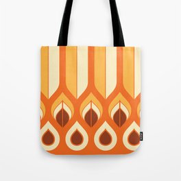 Orange Drip Tote Bag