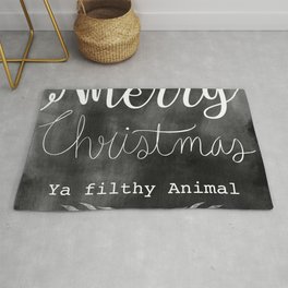 Merry Christmas, Ya Filthy Animal Rug