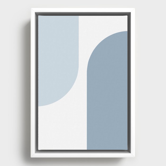 Modern Minimal Arch Abstract XXV Framed Canvas