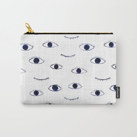 Blue eyes Carry-All Pouch