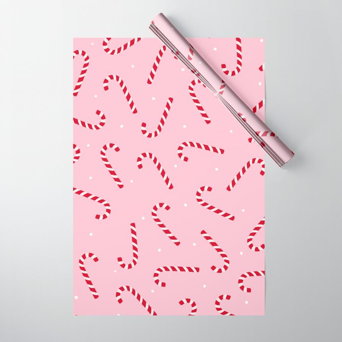 Pink Candy Cane Christmas Wrapping Paper – Nine Thirty Nine Design