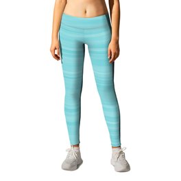 Colored Pencil Abstract Sky Blue Leggings