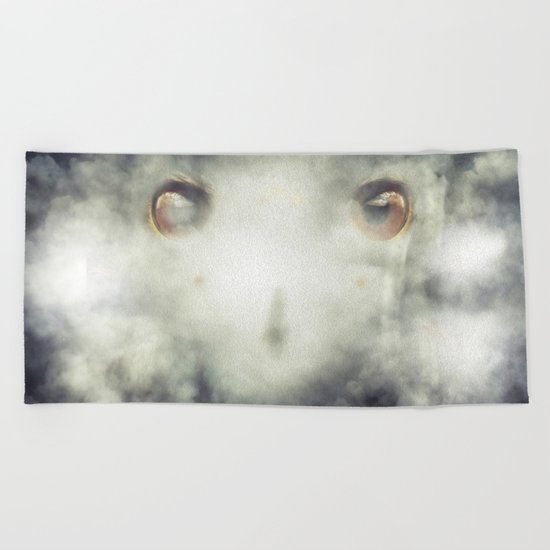 Eagle Fog Beach Towel