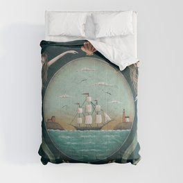 Sirens of the Sea by Donna Atkins Comforter