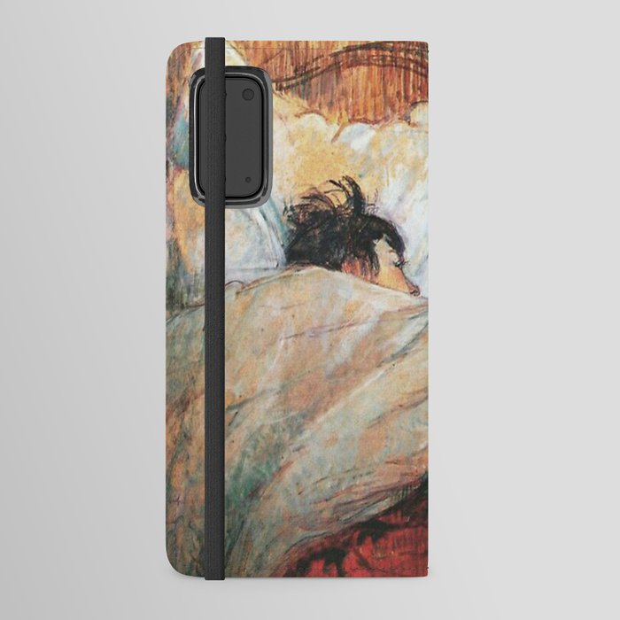 Henri de Toulouse-Lautrec - The Bed Android Wallet Case