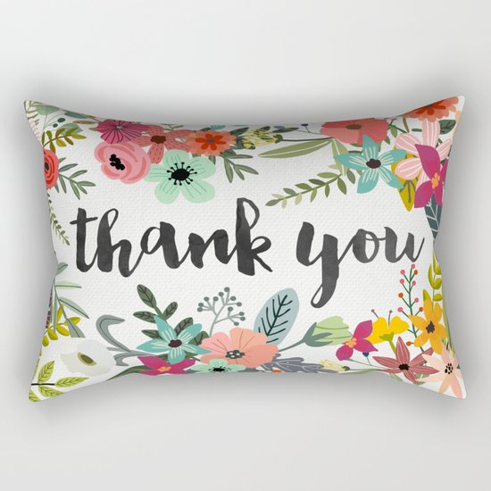 Thank You Rectangular Pillow