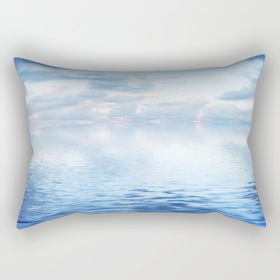 Blue ocean #reflection Rectangular Pillow