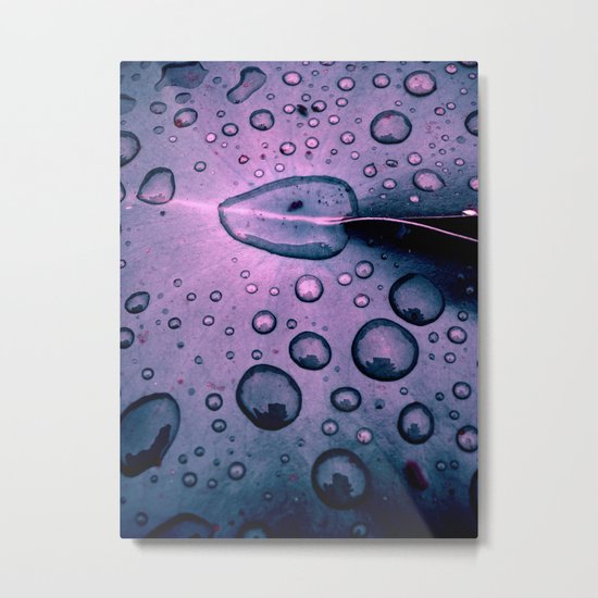 water drops XII Metal Print