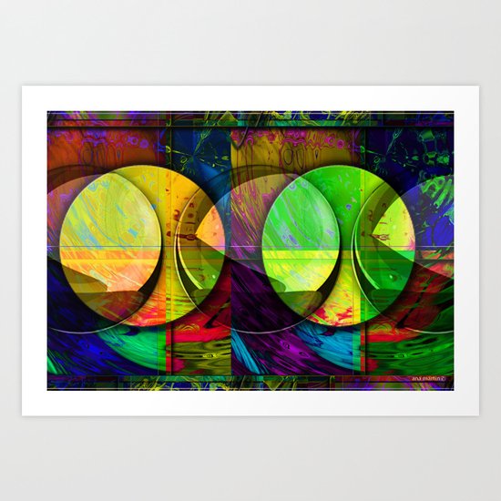 Diferent Colors (N69) Art Print