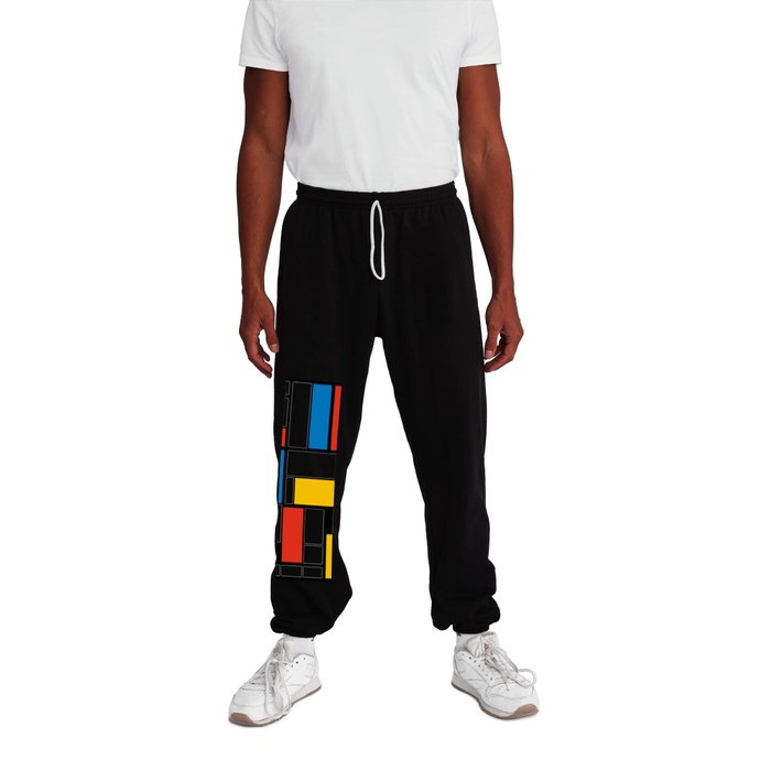 Mondrian De Stijl Modern Art Sweatpants