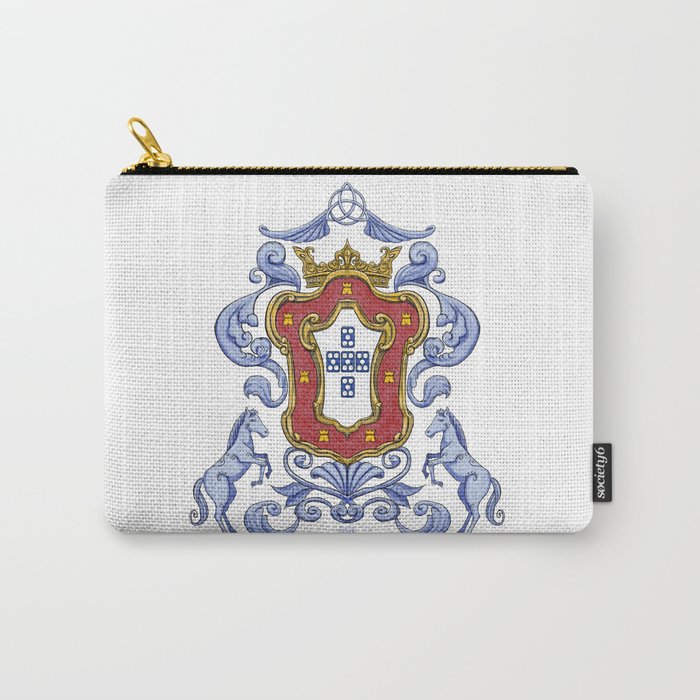Portuguese Crest Carry-All Pouch