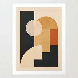 Abstract Geometric Shapes 190 Art Print