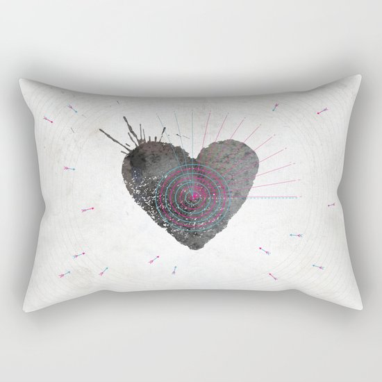 your heart is my target Rectangular Pillow