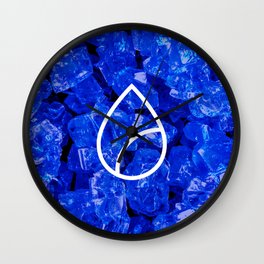 Lapis Lazuli Candy Gem Wall Clock