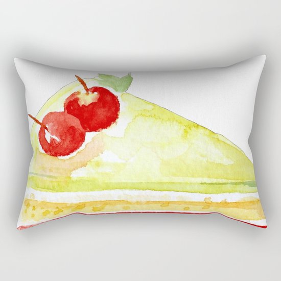 Lime Cake Rectangular Pillow