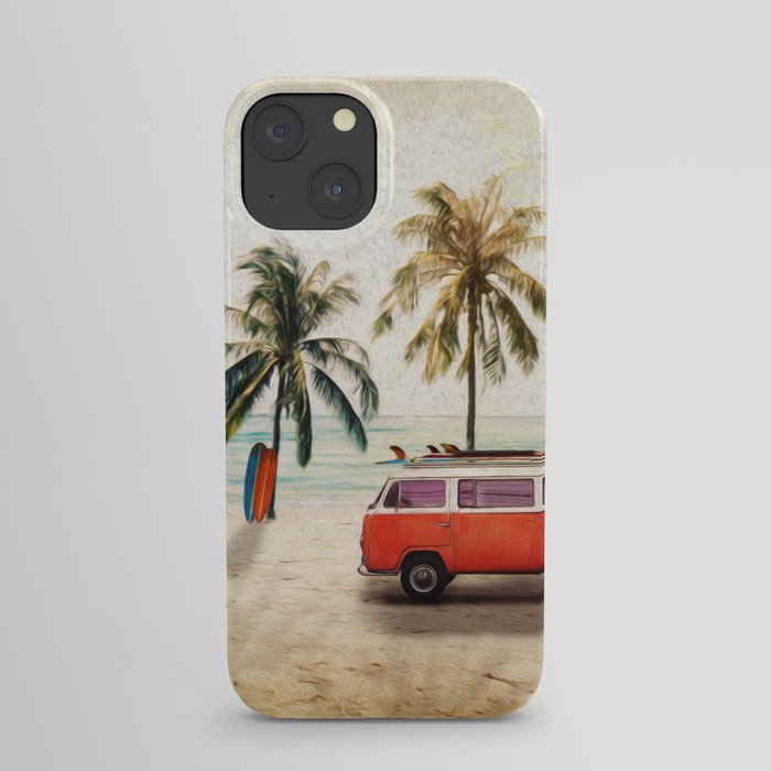 Vintage Beach Days iPhone Case