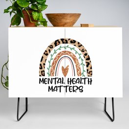Mental health Teacher graphic design art Credenza