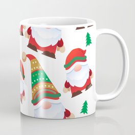 gnome xmas doodle pattern Coffee Mug