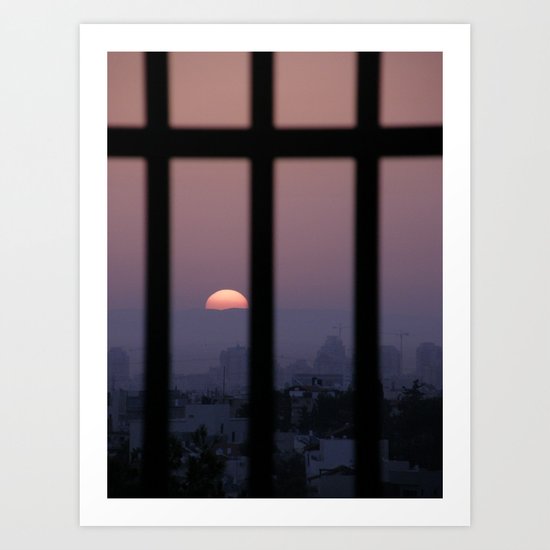 Sunrise prison Art Print