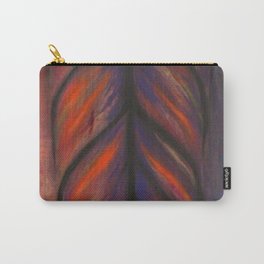 Feather Tribe Carry-All Pouch | Pop, Cosmic, 777, Native, Abstract, Tribal, Acrylic, Feather, Watercolor, Yoga 