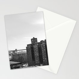 New York City | Brooklyn Bridge NYC | Black and White Photography Stationery Card