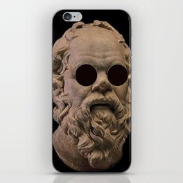 Classical Socrates With sunglasses iPhone Skin