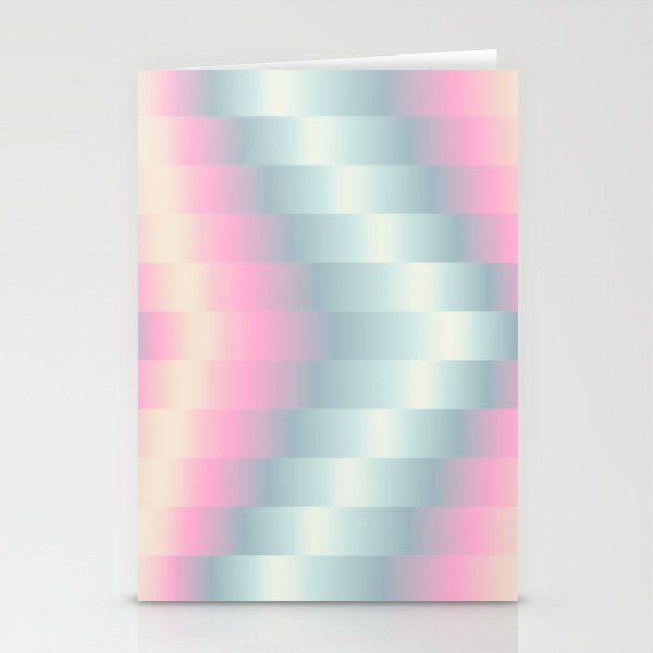Blurred holographic Zigzag Stationery Cards
