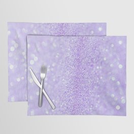 Purple Glitter Placemat