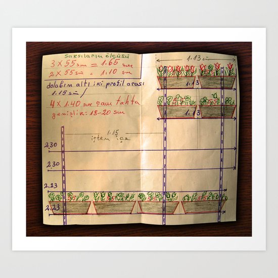 Grandpa's Pot Shelf Art Print
