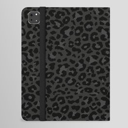 Dark leopard print iPad Folio Case