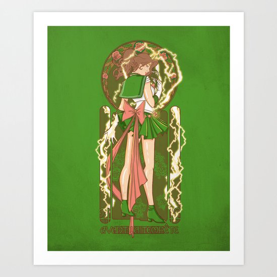 Before the Storm - Sailor Jupiter nouveau Art Print
