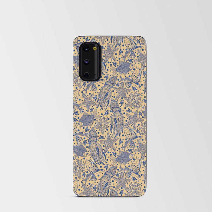 Sand Deep Blue Android Card Case