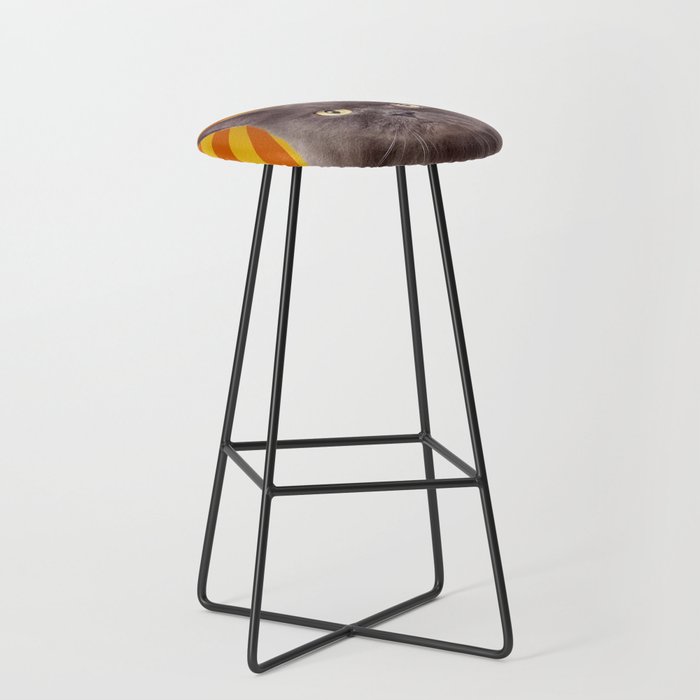 cat hypnotic Bar Stool