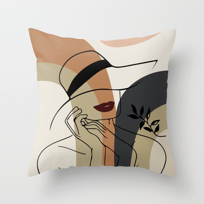 Modern art throw 2025 pillows